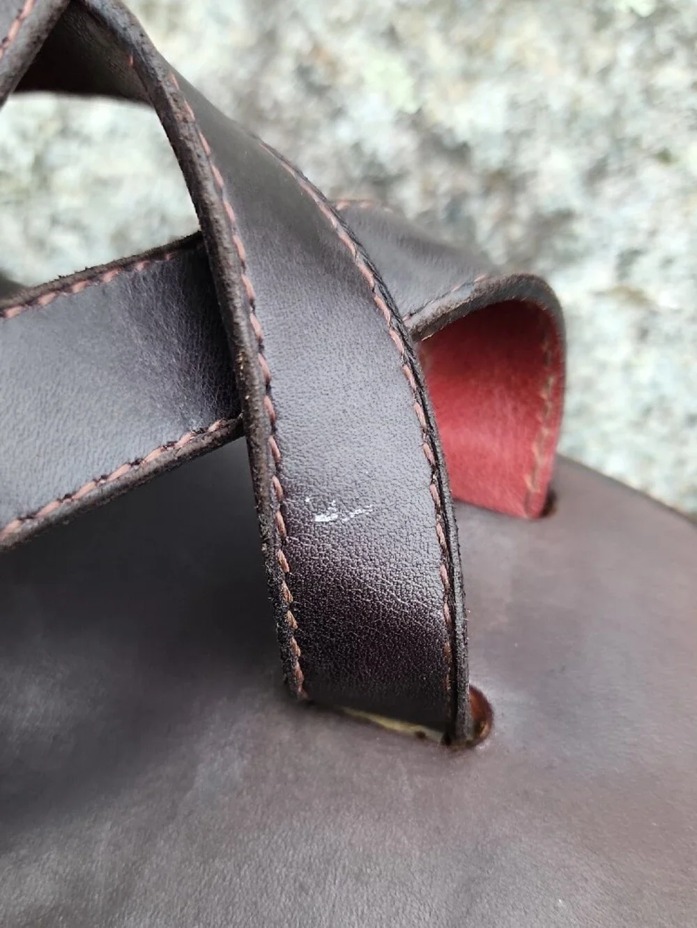 Men's Jutta Neumann Brown Leather Slide Sandals size 9 D